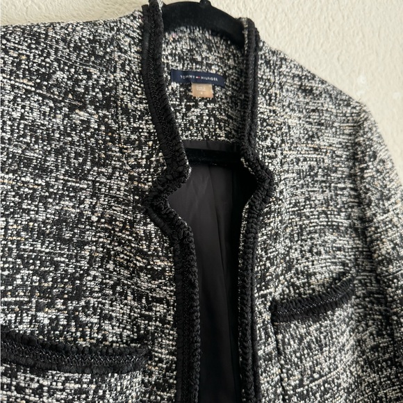 Tommy Hilfiger Size 4 Black White Grey Red Inner Lining + Black Lining - Picture 6 of 11